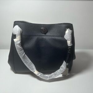 Coach Black Leather Satchel